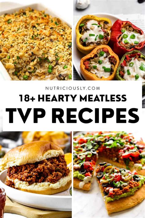 how to use tvp in recipes